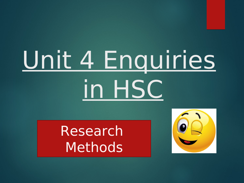 Unit 4 Enquiries into Current Research in Health and Social Care Learning Aim B