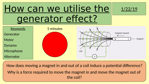 Using the generator effect