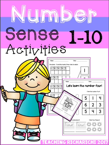 Number Sense Activities (1-10)