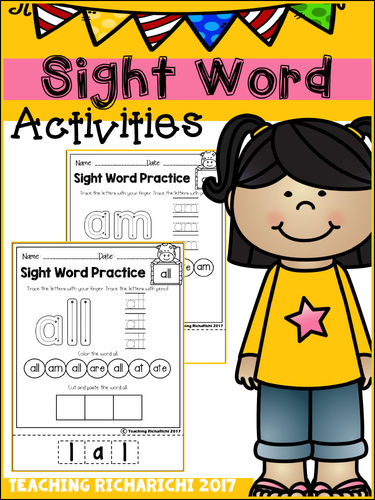 Sight Word Activities (Primer)
