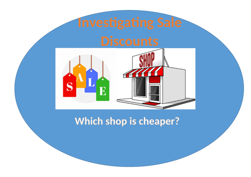 Finding Fractions of Money: Investigating Sale Discounts