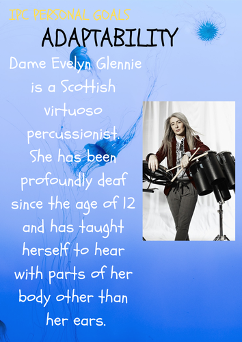 Musicians who demonstrate the IPC Personal Goals