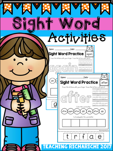 Sight Word Activities (First Grade)