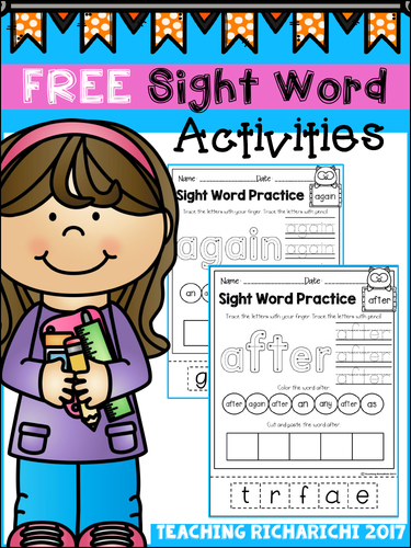 FREE Sight Word Activities (First Grade)