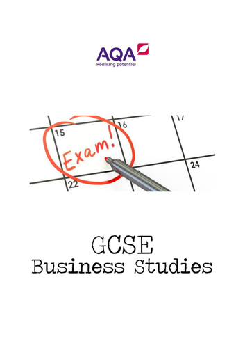 AQA GCSE Business Studies Unit 1 QP