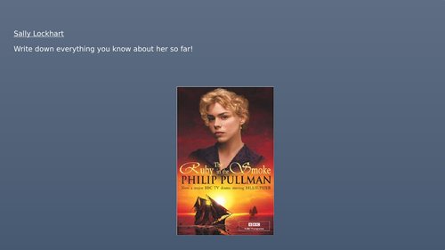 Ruby in the Smoke - Language Analysis - Sally Lockhart - Chapter 1