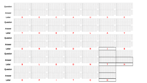 Collect a Joke - Multiplying fractions