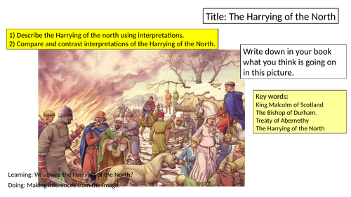 1.7 The Harrying of the North | Teaching Resources