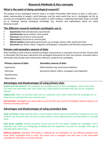 research methods in sociology qualitative