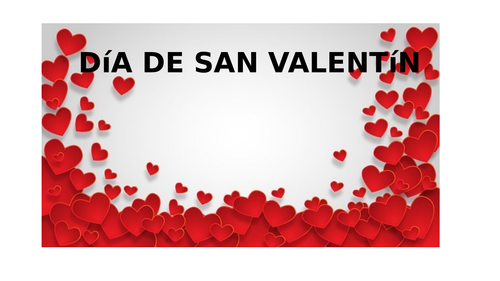 FELIZ DIA DE SAN VALENTIN