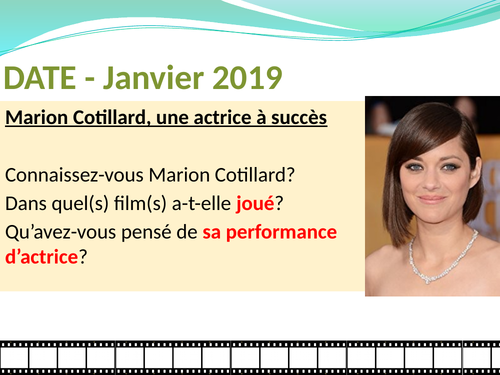 Le 7ème art: Marion Cotillard