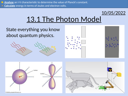 OCR AS Physics: The Photon Model