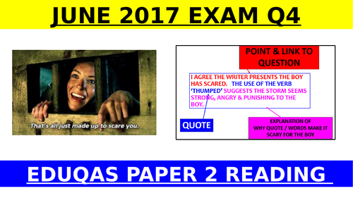 EDUQAS GCSE English Language 2017 Paper 2 Question 4  (& examiner podcast) - PRISONS
