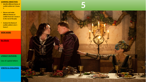 Romeo and Juliet conflict 3 lesson bundle