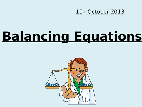 Balancing Equations for SEN/lower groups