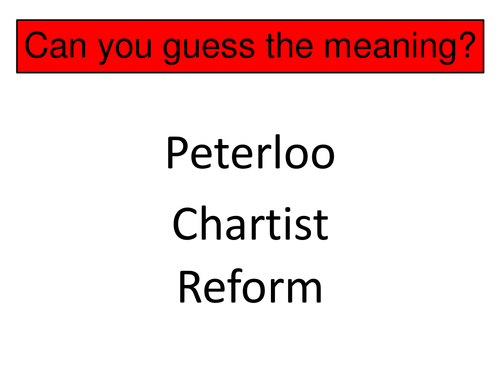 What happened at Peterloo?