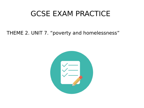 GCSE exam practice-Spanish-Poverty