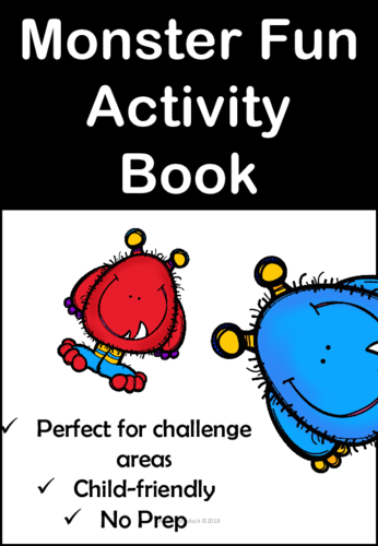My Monster Activity Book for Early Years