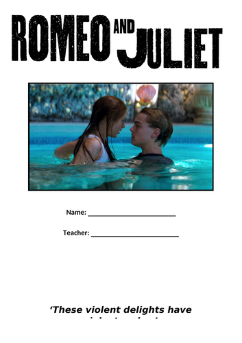 Romeo & Juliet: KS3 Workbook