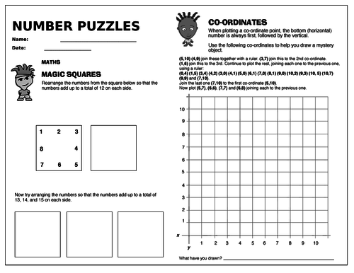 Year 4 Number Puzzles | Teaching Resources