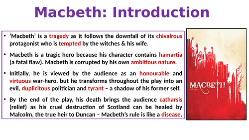 Exploring the character of Macbeth: GCSE Revision