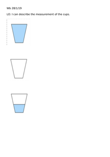 Measurement of liquid Year 1