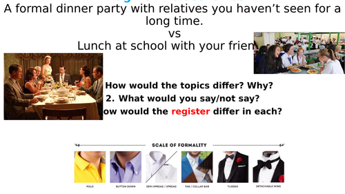 Formality and register