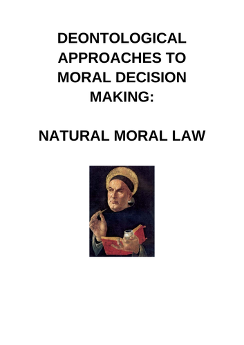 Natural Law Booklet CCEA