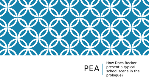 Darkside KS3 PEA Paragraph | Teaching Resources
