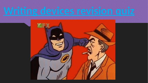 Figurative Language Class Quiz!