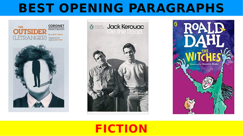 Best Opening Lines & Opening Paragraphs in Fiction - GCSE Creative Writing