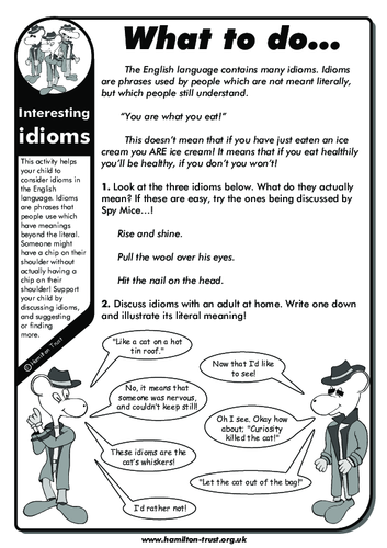 Homework help on idioms 08 image