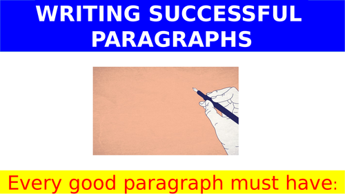 Writing successful paragraphs