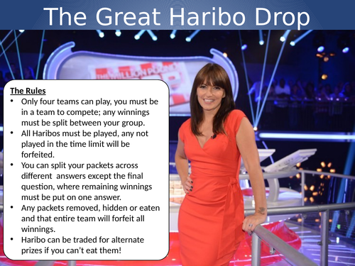 "Million Pound Drop" Revision Game