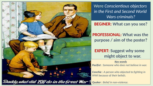 Treatment of Conscientious Objectors WWI and WWII