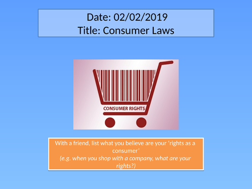 Consumer Laws