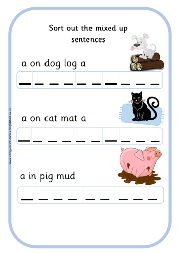 Mixed up Sentences | Teaching Resources