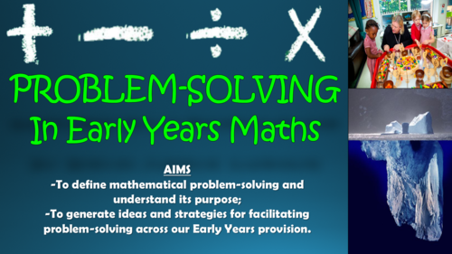 maths problem solving early years