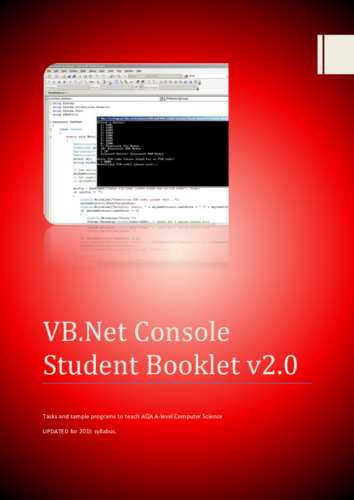 AQA A-Level VB Console Student Booklet