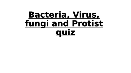 Infections and response- Infectious diseases quiz