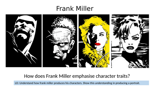 Frank Miller style portrait lesson