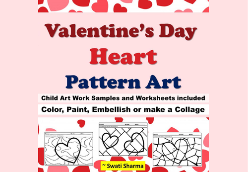Valentine's Day, Heart Pattern Art, Pop Art