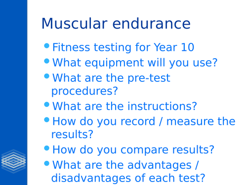 BTEC Level 2 Unit 1- Fitness for Sport and Exercise Part C