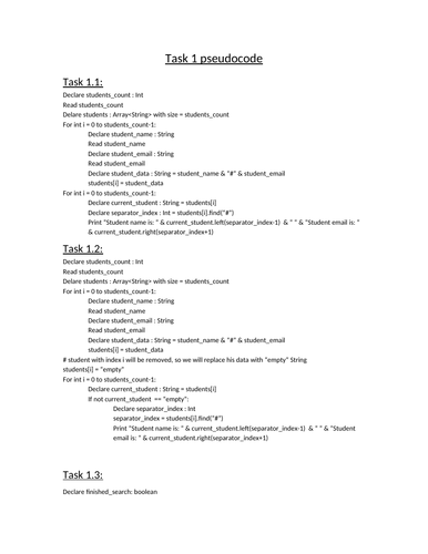 Cambridge A Level Pre release computer science 2019 solution pack