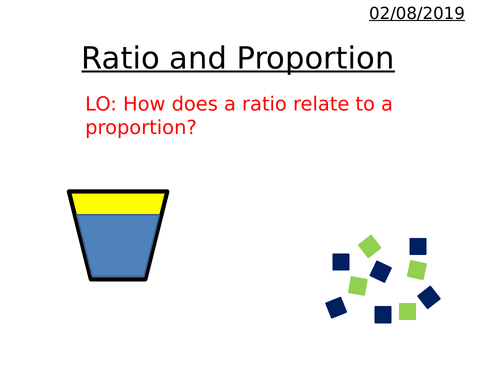Proportion - Ratio and Proportion