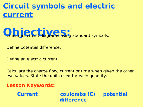 AQA Physics New GCSE (Paper 1 Topic 2 - exams 2018) – Electricity (4.2 - ALL LESSONS)