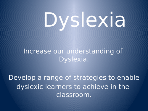 Dyslexia