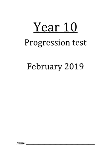 Progression Maths Test+Answers (IGCSE/GCSE): Straight line and Travel graphs, Limits of accuracy ...