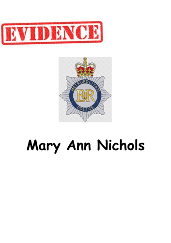 Jack the Ripper & Whitechapel Work Books