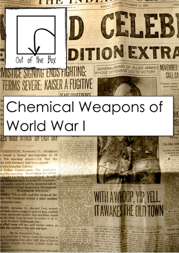 Chemical Weapons of World War 1 Information and Worksheet